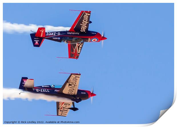 The Blades Mirror Formation Print by Rick Lindley