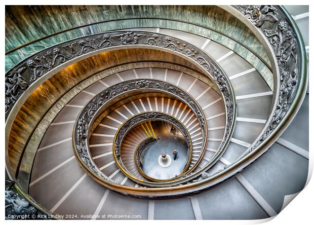 Spiral Down Print by Rick Lindley