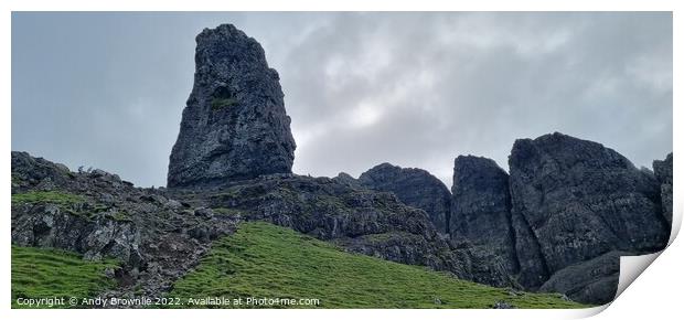 Old Man of Storr Print by Andy Brownlie