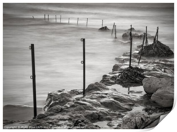 Sugar Sands, Northumberland Monochrome Print by Phillip Dove LRPS