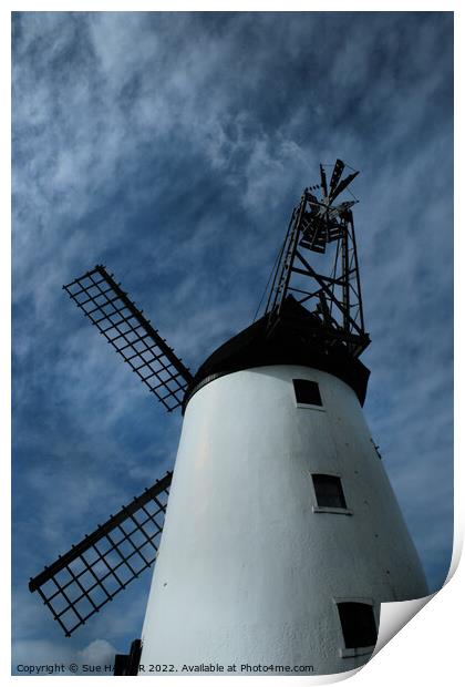Lytham windmill Print by Sue HASKER