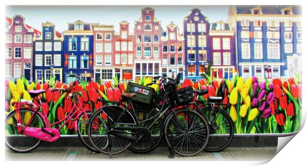                  AMSTERDAM               Print by Sue HASKER