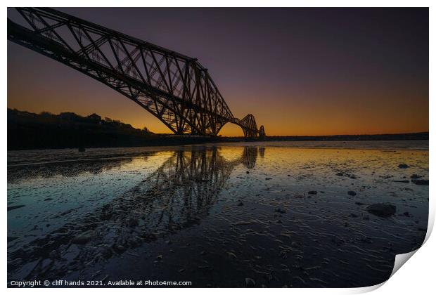 Forth rail Bridge Sunrise Print by Scotland's Scenery