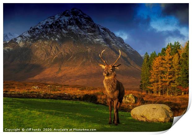 Glencoe, highlands, scotland. Print by Scotland's Scenery