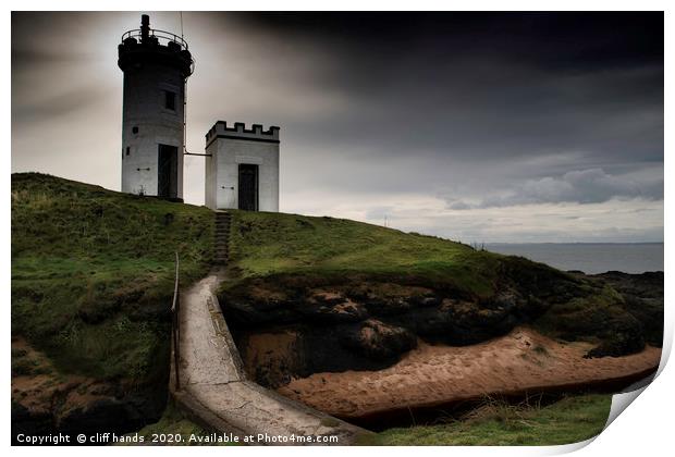 Elie lighthouse, fife, scotland. Print by Scotland's Scenery