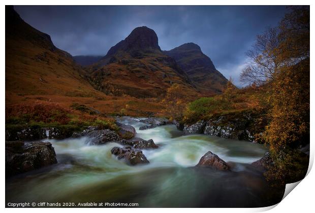 Glencoe, Highlands, Scotland. Print by Scotland's Scenery