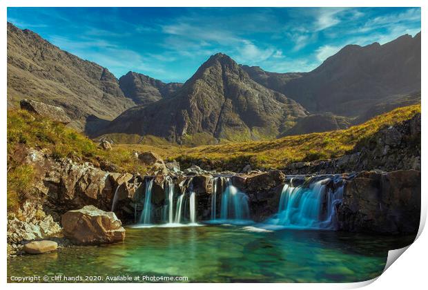 Fairy pools, isle of skye. Print by Scotland's Scenery