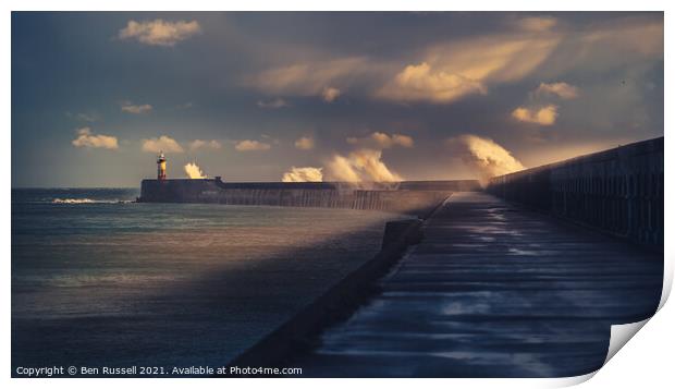 Harbor arm  Print by Ben Russell