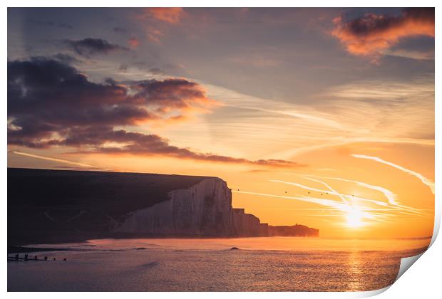 Seven Sisters Waking Print by Ben Russell