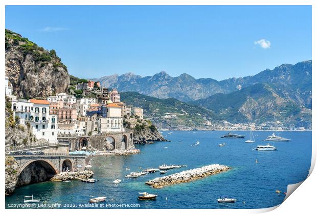 Amalfi Print by Ben Griffin
