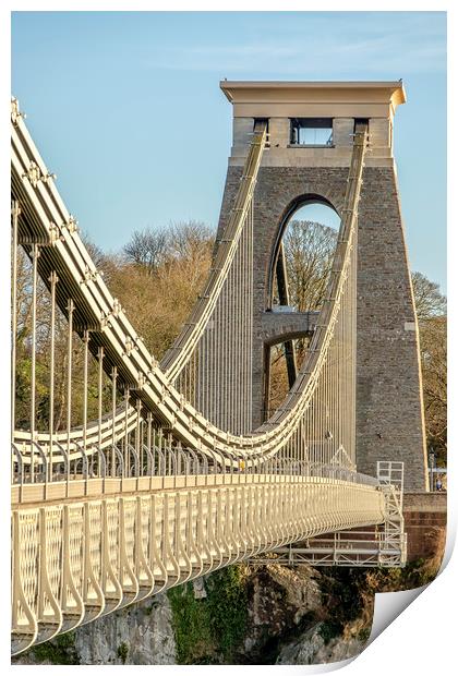 Clifton Suspension Bridge, Bristol Print by Shaun Davey