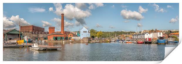 Bristol's Historic Floating Harbour, Bristol, UK Print by Shaun Davey