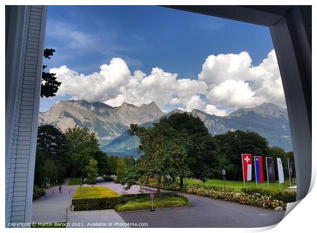 Stunning Swiss Alps Framed  Print by Martin Baroch