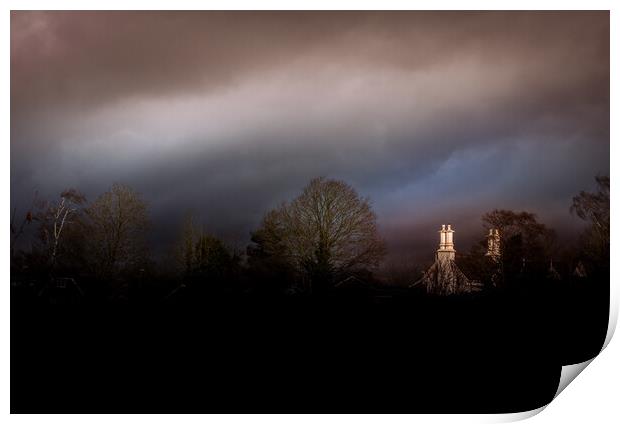 Turner-esque view of Kingswinford  Print by Steve Taylor