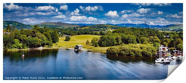 White Cross Bay, Cumbria. Print by Peter Hunt