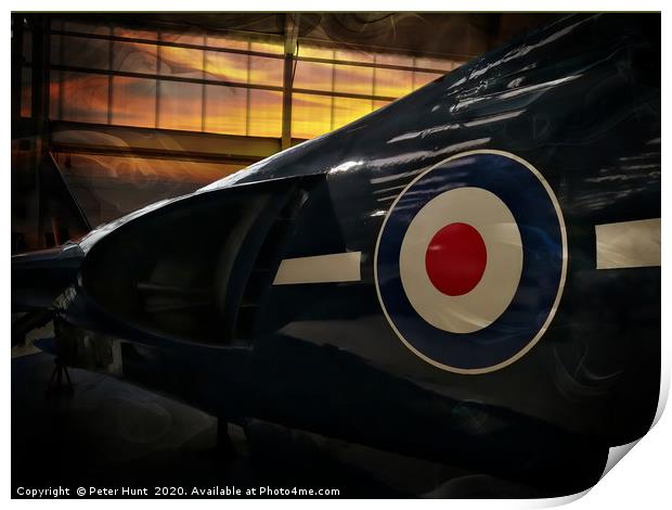 Fairey FD2 aircraft Print by Peter Hunt