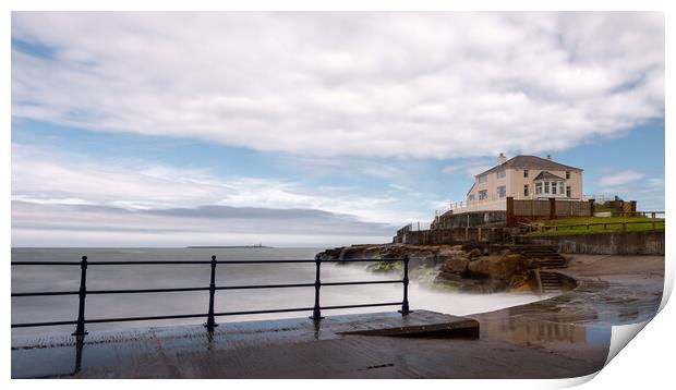 The Cliff House at Amble Print by Mark Jones