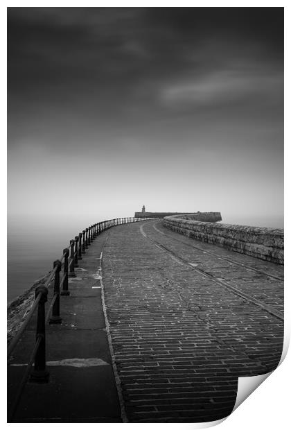 South Tyne Pier, South Shields Print by Mark Jones