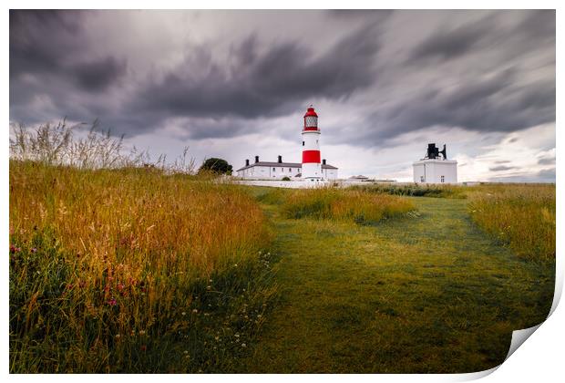 Souter Lighthouse, Tyne and Wear Print by Mark Jones