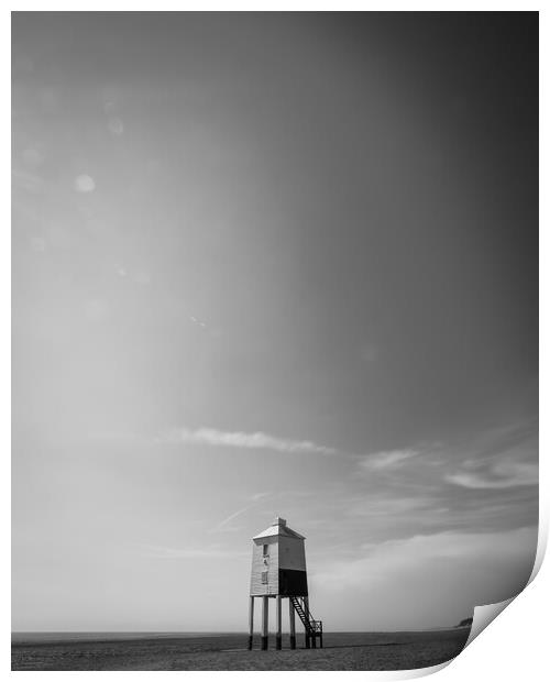 Burnham on Sea Lighthouse Print by Mark Jones