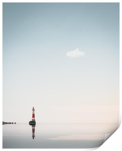 Beachy Head Lighthouse Print by Mark Jones