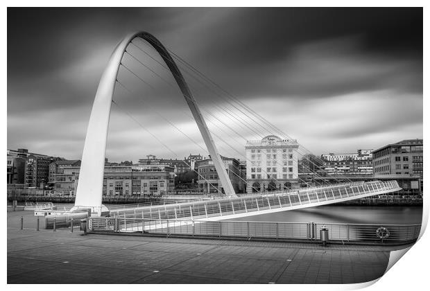 Gateshead Millennium Bridge Print by Mark Jones