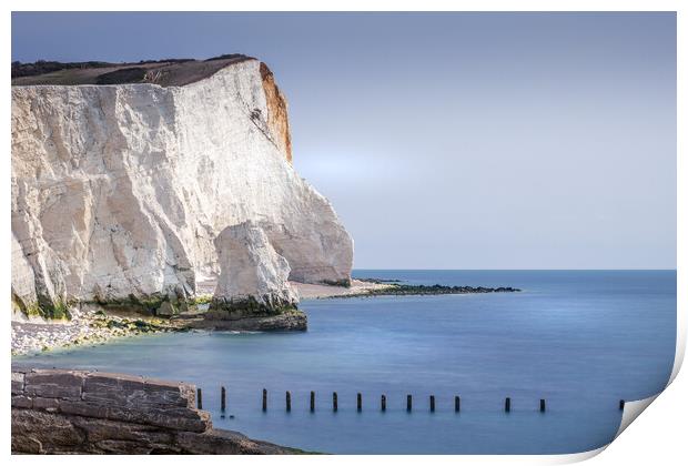 Seaford Head Print by Mark Jones