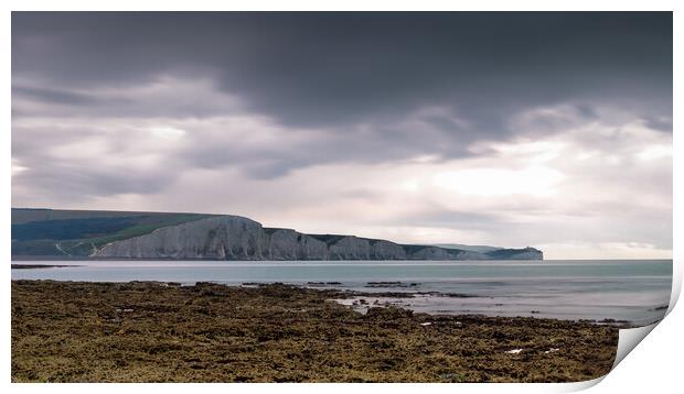 Seven Sisters on a Cloudy Day Print by Mark Jones
