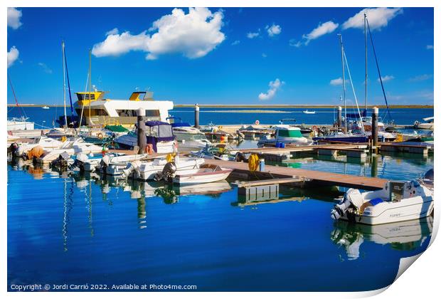 Visit to the city of Olhao, Algarve - 1 - Orton glow Edition Print by Jordi Carrio