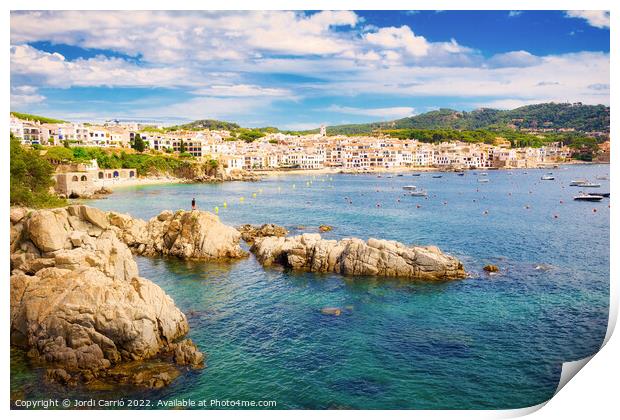 Coast from Calella de Palafrugell to Llafranc, Costa Brava - 6 - Print by Jordi Carrio