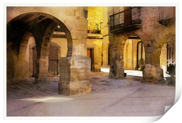The harmony of Horta de San Joan - C2001-2006-WAT Print by Jordi Carrio