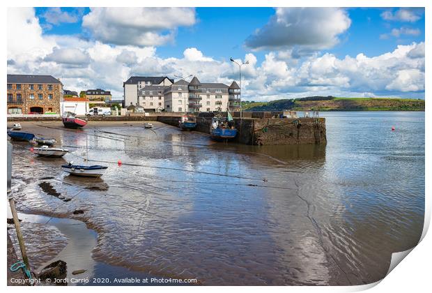 Youghal, fishing port - 2 Print by Jordi Carrio