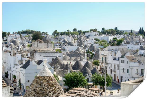 Enchanting Conical Trulli Village Print by Simon Marlow