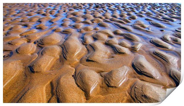 The textures of sand Print by Simon Marlow