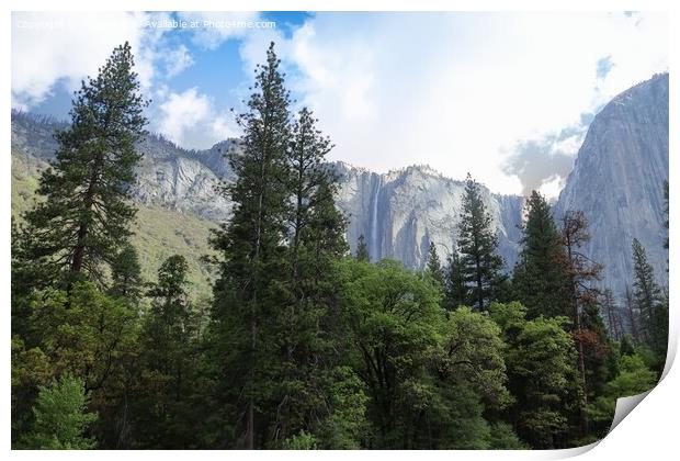 Yosemite in Spring Print by Arun 