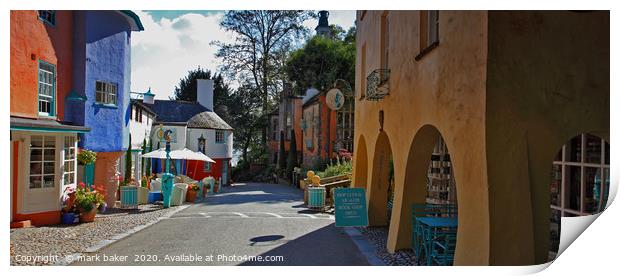 The Arches, Portmeirion. Print by mark baker