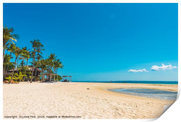 Palms, Beaches and Sunshine Print by Lewis Fink