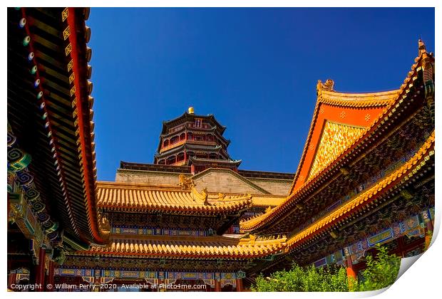 Summer Palace Beijing China Print by William Perry