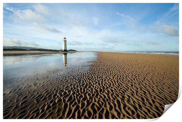 Talacre Lighthouse Print by Wayne Molyneux