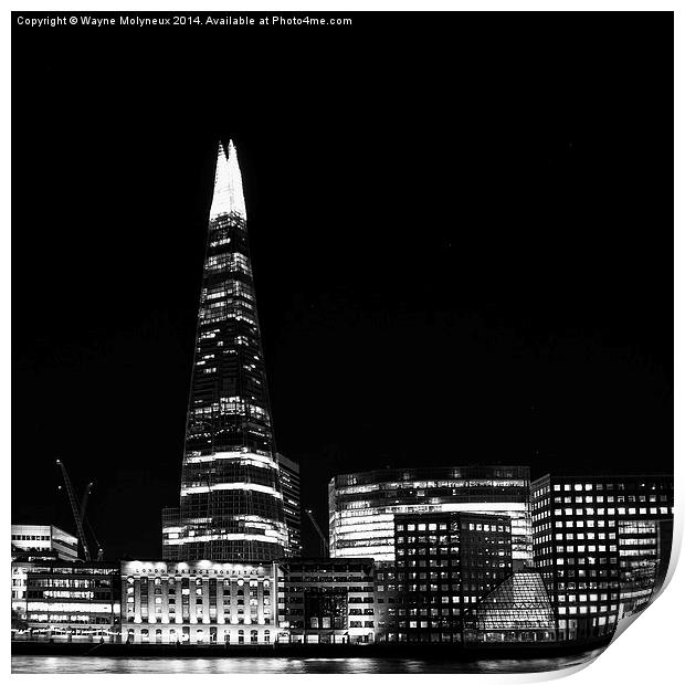 The Shard London Print by Wayne Molyneux