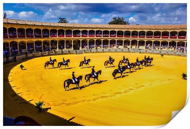 Ronda, Spain : Horse show during Feria season in A Print by Arpan Bhatia