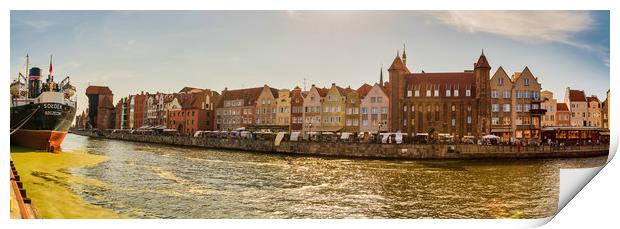 Gdansk, North Poland - August 13, 2020: Sunset Pan Print by Arpan Bhatia