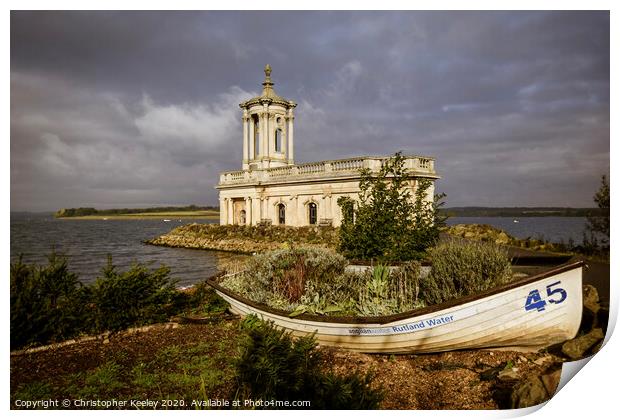 Normanton Church Print by Christopher Keeley