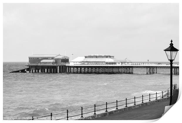 Cromer Pier Print by Christopher Keeley