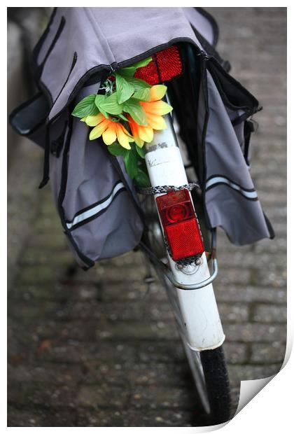 Amsterdam bike. Print by Dr.Oscar williams: PHD