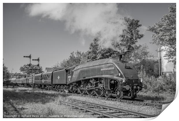 Union of South Africa leaving Ramsbottom Print by Richard Perks