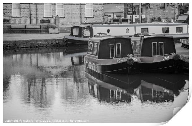 Rosie and Jim in reflective mood Print by Richard Perks