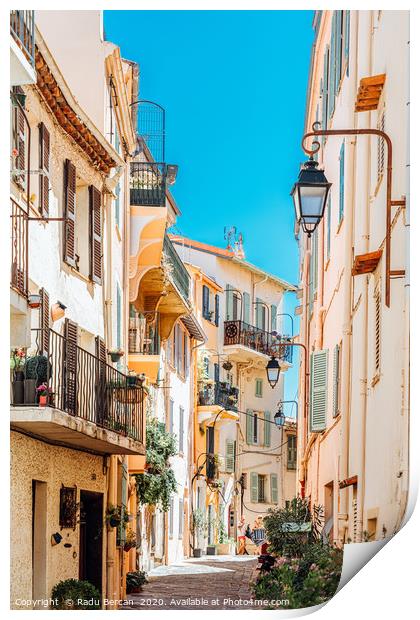 Cannes City, French Riviera, Travel Cote D'Azur Print by Radu Bercan