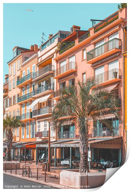 Beautiful Exotic Architecture, Cannes City France Print by Radu Bercan
