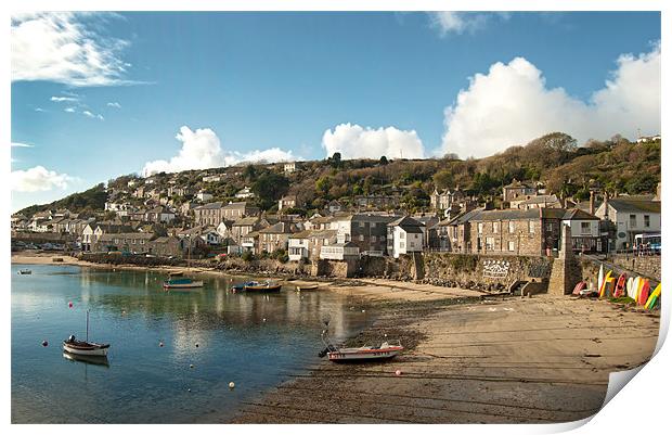 Mousehole Summer Print by Oliver Porter